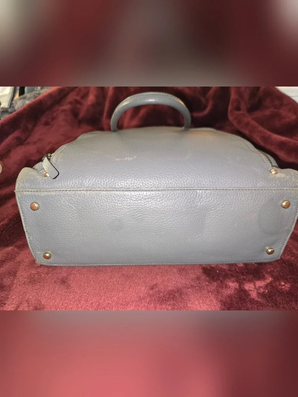 Kate Spade Baxter Street Large Tote/Work Bag In Asphalt. GUC
